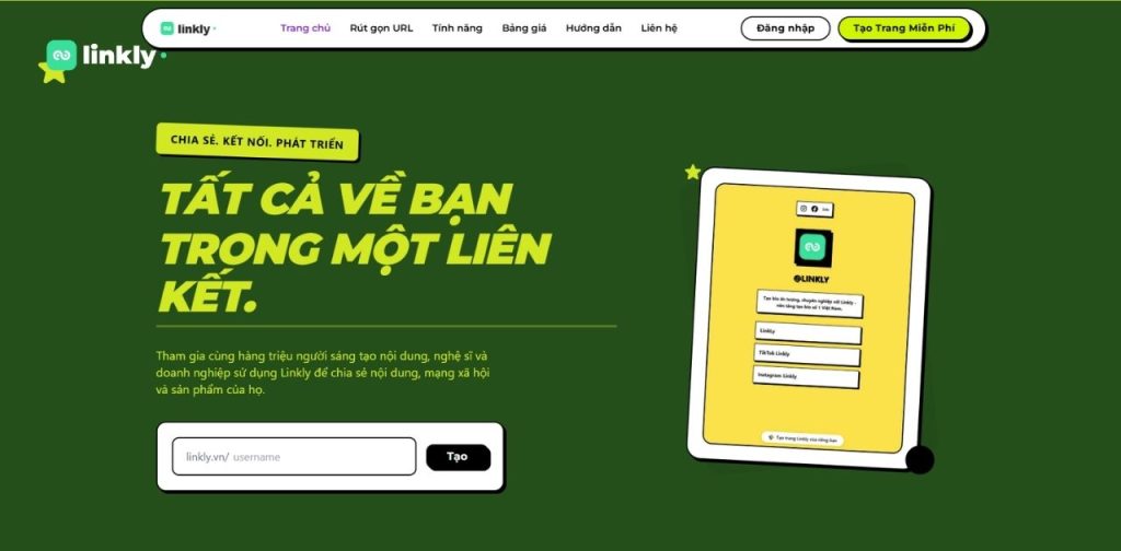 Tạo Trang Bio Link Doanh Nghiệp : Thu Hút Khách Hàng Hiệu Quả 3 Link-In-Bio