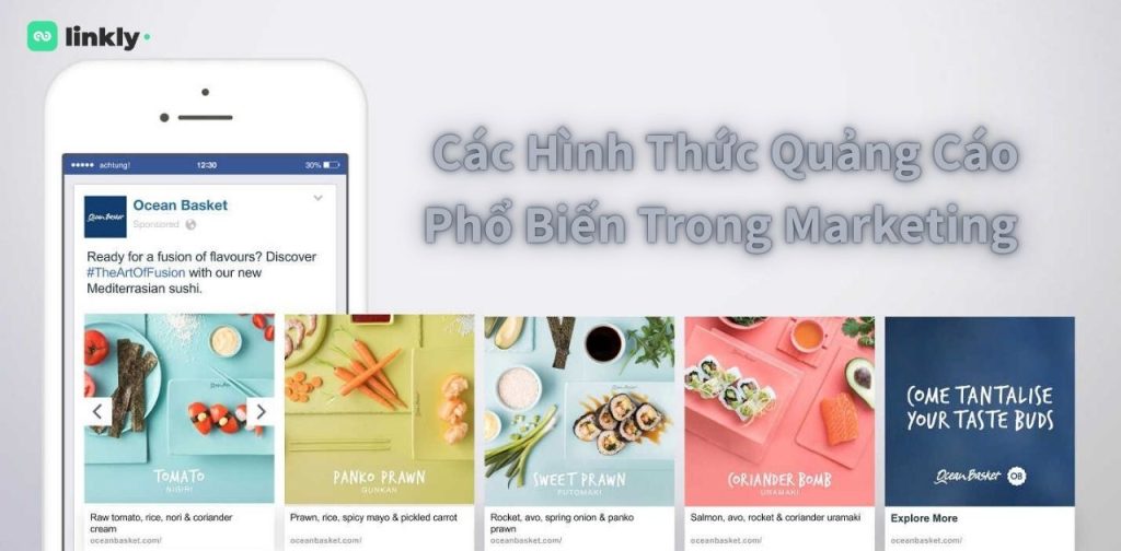 Hình Thức Quảng Cáo Phổ Biến Trong Marketing
